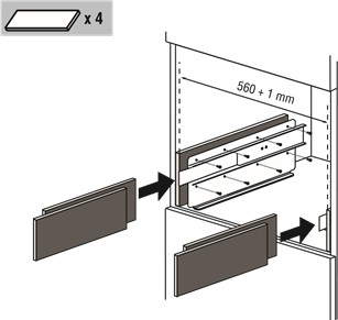 Smeg - CMS6451X - BUILT-IN INSTALLATION - Step 4 BUILT-IN INSTALLATION - Step 4