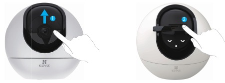 EZVIZ - C8C - Добавяне на камера към EZVIZ - Wi-Fi конфигурация Добавяне на камера към EZVIZ - Wi-Fi конфигурация