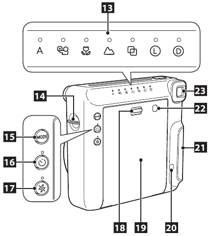 Fujifilm - INSTAX SQUARE SQ6 - Rear Posteriore
