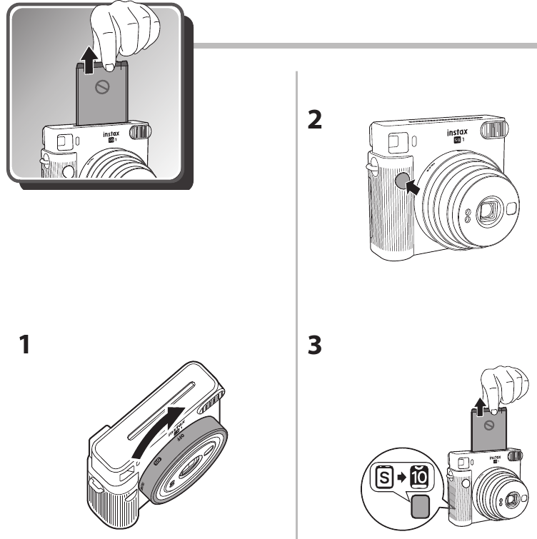 Fujifilm - instax SQUARE SQ1 - Жұмыс істеу тәртібі - 3-бөлім Жұмыс істеу тәртібі - 3-бөлім