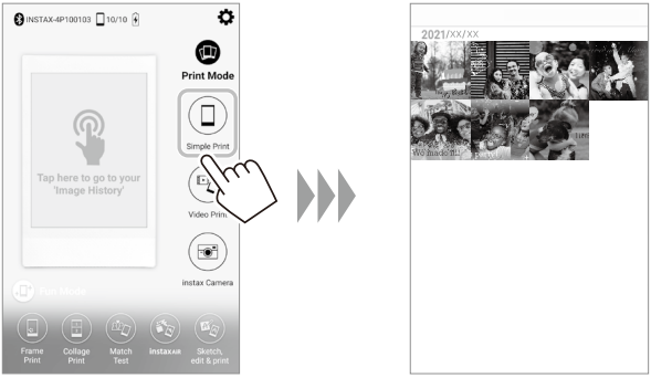 Fujifilm - instax mini Link 2 - Print images Görüntüleri yazdır