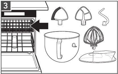 KitchenAid - KV25G0XAQ - Dishwasher-safe, top rack only Dishwasher-safe, top rack only