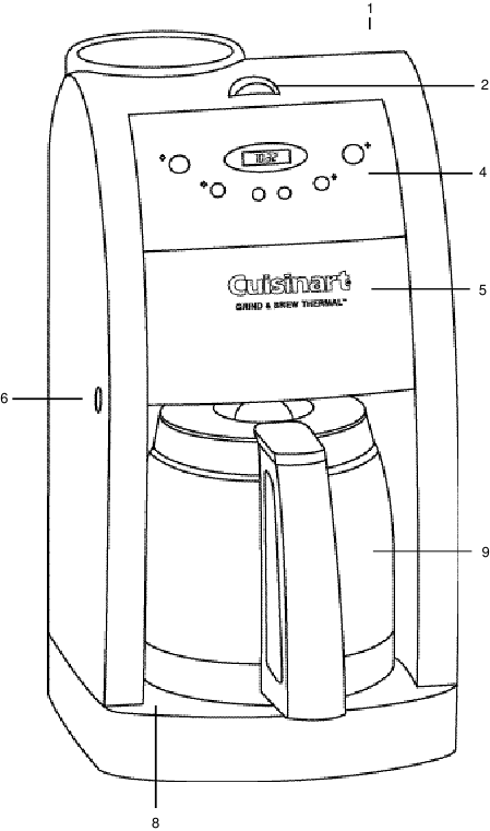 Cuisinart - DGB-600 - Features - Part 1 Features - Part 1