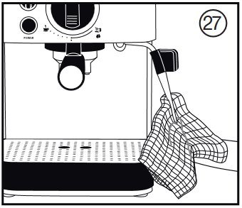 Cuisinart - EM-100C - HANDLEIDING VOOR HET TEXTUREREN VAN MELK - Stap 7 HANDLEIDING VOOR HET TEXTUREREN VAN MELK - Stap 7