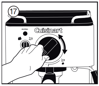 Cuisinart - EM-100C - HANDLEIDING VOOR DE PERFECTE ESPRESSO - Stap 6 HANDLEIDING VOOR DE PERFECTE ESPRESSO - Stap 6
