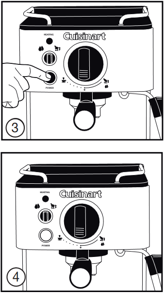 Cuisinart - EM-100C - UW ESPRESSOMACHINE VOORBEREIDEN - Stap 2 UW ESPRESSOMACHINE VOORBEREIDEN - Stap 2