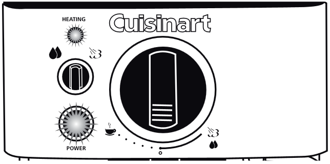 Cuisinart - EM-100C - HET BEDIENINGSPANEEL GEBRUIKEN - Stap 1 HET BEDIENINGSPANEEL GEBRUIKEN - Stap 1