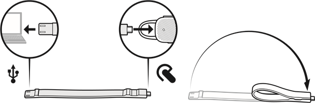 Plantronics - Explorer 500 Series - Laadige peakomplekti - Samm 1 Laadige peakomplekti - Samm 1
