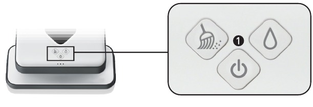 iRobot - Braava 300 Series - Zaryadlash indikatorlari Zaryadlash indikatorlari