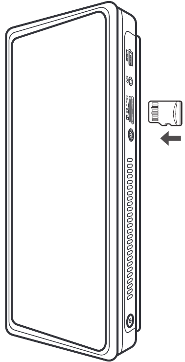 Rexing - S800 - Поставете картата памет Поставете картата памет