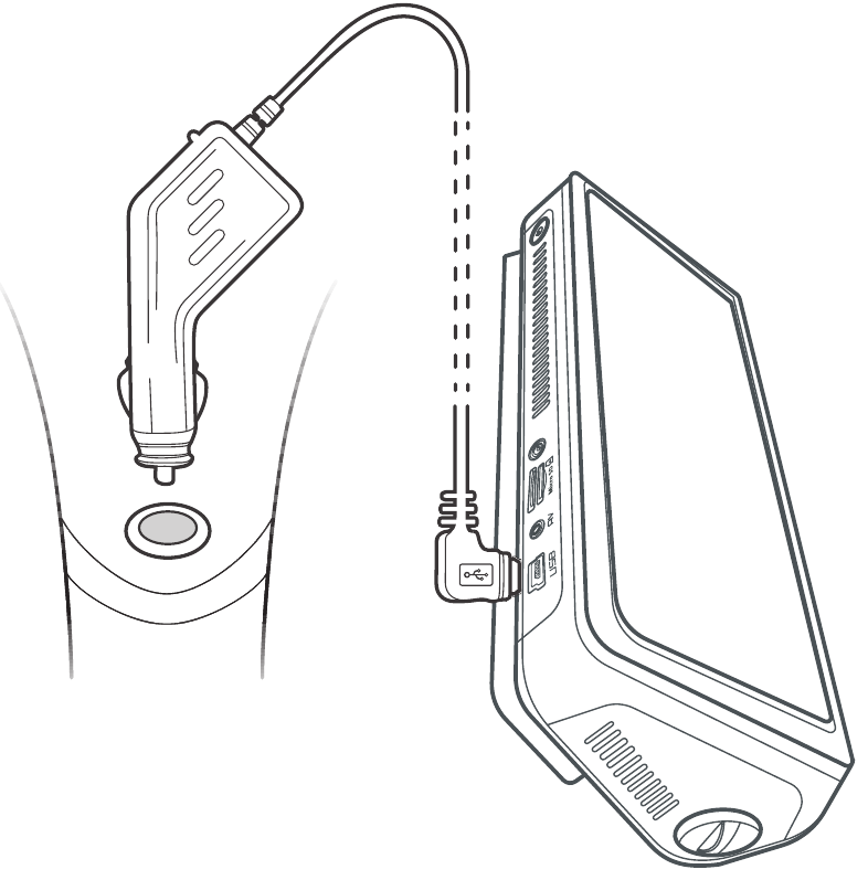 Rexing - S800 - Захранване на камерата Захранване на камерата