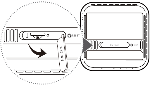 Huawei - B818-263 - Namestitev - 2. korak - Odprite pokrov kartice SIM Namestitev - 2. korak - Odprite pokrov kartice SIM