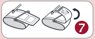 Rossmax - CF155f - Applying the Cuff - Step 7 Applying the Cuff - Step 7