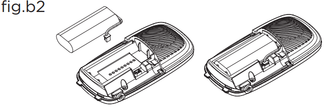 Motorola - AM24 - Steek de stekker van de oplaadbare batterij erin Steek de stekker van de oplaadbare batterij erin