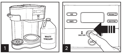 Hamilton Beach - 49980Z - Hooldus ja puhastamine – ühe portsjoni pool - Samm 1 Hooldus ja puhastamine – ühe portsjoni pool - Samm 1