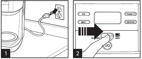 Hamilton Beach - 49980Z - Kuidas kasutada kannu poolt - Samm 1 Kuidas kasutada kannu poolt - Samm 1