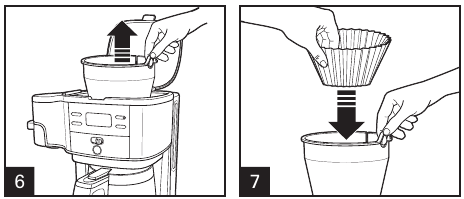 Hamilton Beach - 49980Z - Kuidas kasutada kannu poolt - Samm 3 Kuidas kasutada kannu poolt - Samm 3