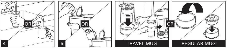Hamilton Beach - 49980Z - Kuidas kasutada ühe tassi poolt - Samm 2 Kuidas kasutada ühe tassi poolt - Samm 2