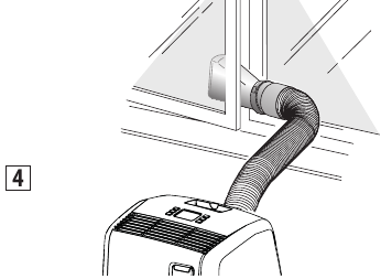 Delonghi - AN125HPEK - Agar sizda qanotli deraza bo'lsa Agar sizda qanotli deraza bo'lsa