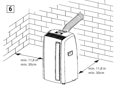 Delonghi - AN125HPEK - YARIM DOIMIY O'RNATISH YARIM DOIMIY O'RNATISH