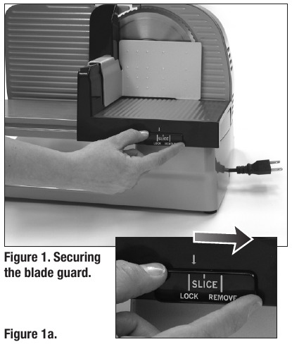 Chef's Choice - 615 - Asigurarea protecției lamei Asigurarea protecției lamei