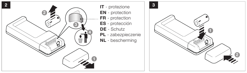 Nice - Silenya Adv - Pil takma ve değiştirme Pil takma ve değiştirme