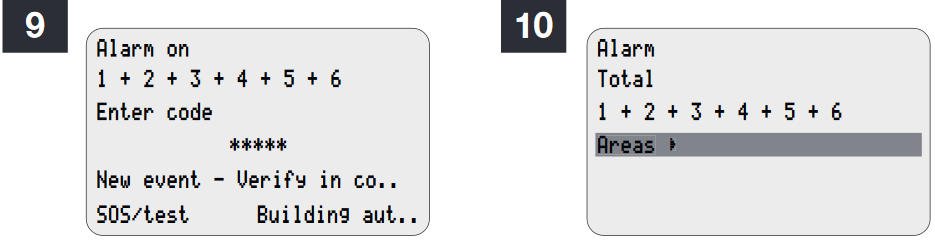 Nice - Silenya Adv - Alarmı kurma - Adım 2 Alarmı kurma - Adım 2