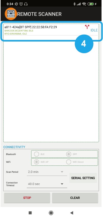 Apulsetech - a712 - Conexión Bluetooth - Paso 3 Conexión Bluetooth - Paso 3