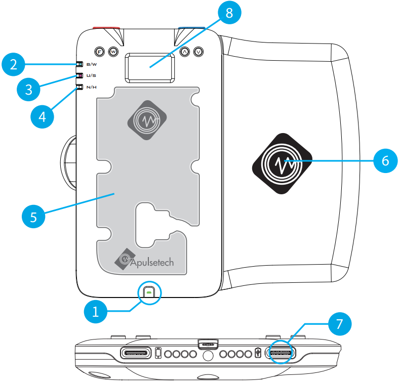 Apulsetech - a712 - Vista frontal Vista frontal
