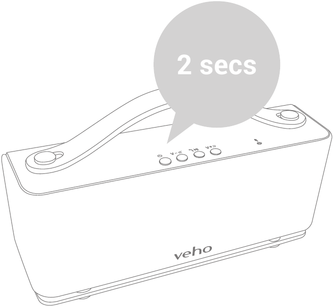 Veho - MR7 - Vklop/izklop Vklop/izklop