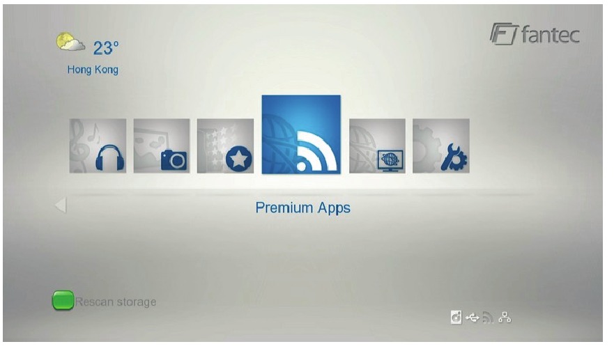 Fantec - 3DS4600 - Ana Menü Ana Menü