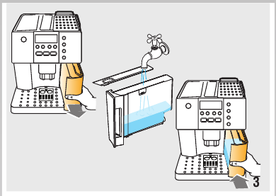 DeLonghi - ESAM 6600 - FILL TANK FILL TANK