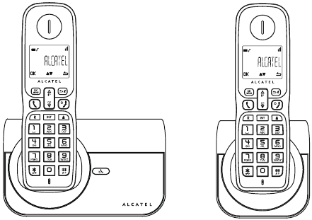 Alcatel - Sigma 110 - Choosing a site for the base unit and charger pod Choosing a site for the base unit and charger pod