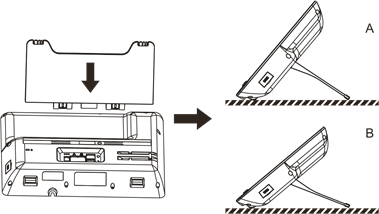 Bogen - NQ-ZPMS - Instalación de escritorio con soporte Instalación de escritorio con soporte