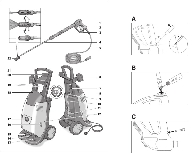 Kärcher - HD 645 - Unit parts - HD 645 / 650 / 658 / 690 Unit parts - HD 645 / 650 / 658 / 690