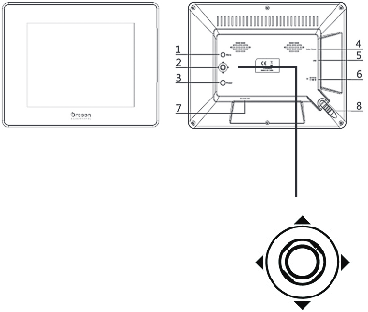 Oregon Scientific - TW686 - PREZENTARE GENERALĂ - UNITATEA PRINCIPALĂ PREZENTARE GENERALĂ - UNITATEA PRINCIPALĂ