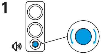 Logitech - Z200 - REGOLA IL VOLUME REGOLA IL VOLUME
