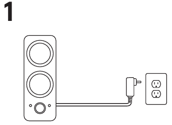 Logitech - Z200 - COLLEGA GLI ALTOPARLANTI - Passaggio 1 COLLEGA GLI ALTOPARLANTI - Passaggio 1