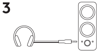 Logitech - Z200 - COLLEGA GLI ALTOPARLANTI - Passaggio 3 COLLEGA GLI ALTOPARLANTI - Passaggio 3