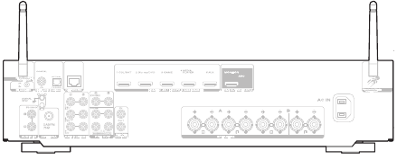 Marantz - NR1200 - Теледидарға қосылмай орнату - Екі антенна Теледидарға қосылмай орнату - Екі антенна