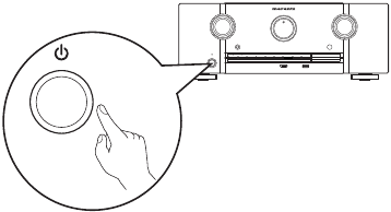 Marantz - SR5007 - Mise sous tension du récepteur - Partie 2 Mise sous tension du récepteur - Partie 2