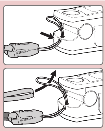 Rossmax - SB100 - Attaching the lanyard Attaching the lanyard