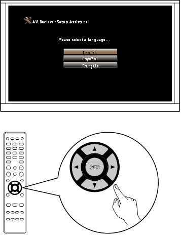 Marantz - NR1605 - Seuraa näytön ohjattua asennusta Seuraa näytön ohjattua asennusta