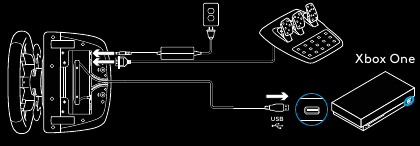 Logitech - G923 - INSTALIMI - XBOX ONE INSTALIMI - XBOX ONE