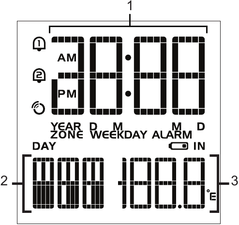 Oregon Scientific - RM338P - LCD-NÄYTTÖ LCD-NÄYTTÖ