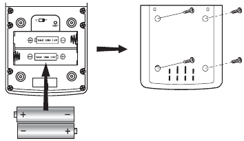 Oregon Scientific - RMR966P - INŠTALÁCIA BATÉRIE : DIAĽKOVÁ JEDNOTKA INŠTALÁCIA BATÉRIE : DIAĽKOVÁ JEDNOTKA