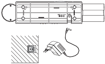 Oregon Scientific - RMR966P - Používanie striedavého prúdu Používanie striedavého prúdu