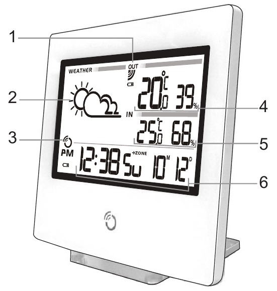Oregon Scientific - BAR800 - OVERZICHT - VOORAANZICHT OVERZICHT - VOORAANZICHT