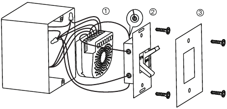 Aeotec - Nano Shutter ZW141 - Nano Shutter asennettuna kojerasiaan tyypillisillä kytkimillä Nano Shutter asennettuna kojerasiaan tyypillisillä kytkimillä