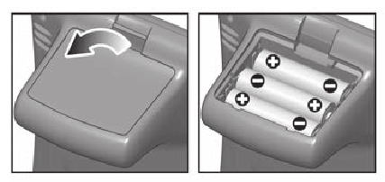 Oregon Scientific - BAR688HG - Baterijų įdėjimas Baterijų įdėjimas
